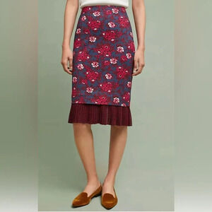 Anthropologie Maeve Nico Pencil Skirt